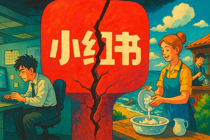 大厂螺丝钉的救赎:小红书广告如何卖"精神布洛芬"